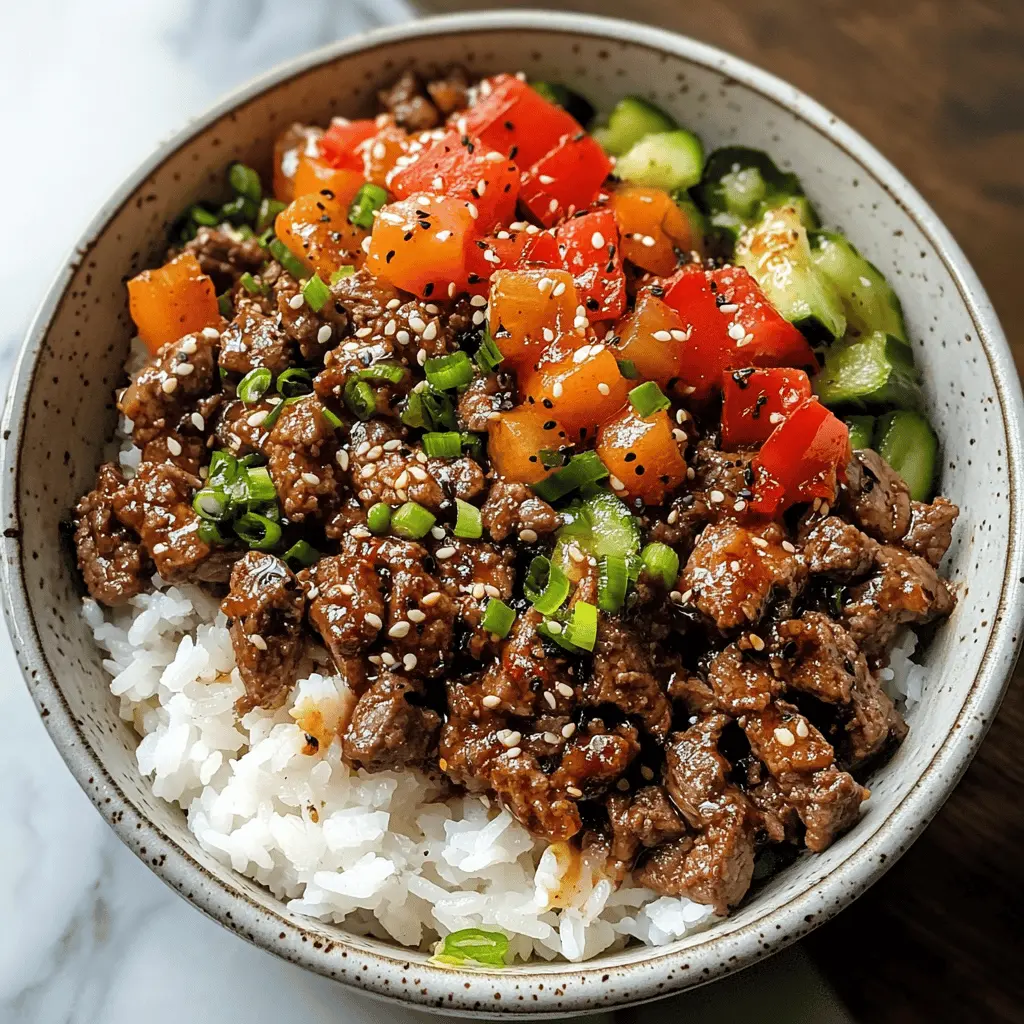 This Beef and Pepper Rice Bowl is a quick and delightful meal perfect for busy weeknights! Juicy beef strips combined with vibrant bell peppers create a colorful, tasty dish that your family will love. Serve it over fluffy rice for a satisfying dinner wonder. Save this recipe for a flavorful weeknight option that never disappoints!