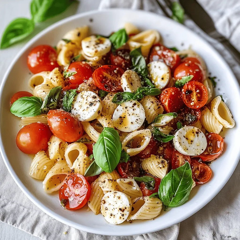 Bright, fresh, and oh-so-easy to make, this Best Caprese Pasta Salad combines al dente pasta with juicy tomatoes and creamy mozzarella, all drizzled with a hint of balsamic glaze. Perfect for summer barbecues, picnics, or a light lunch. Save this recipe to impress your friends and family with a delightful dish that’s bursting with flavor!