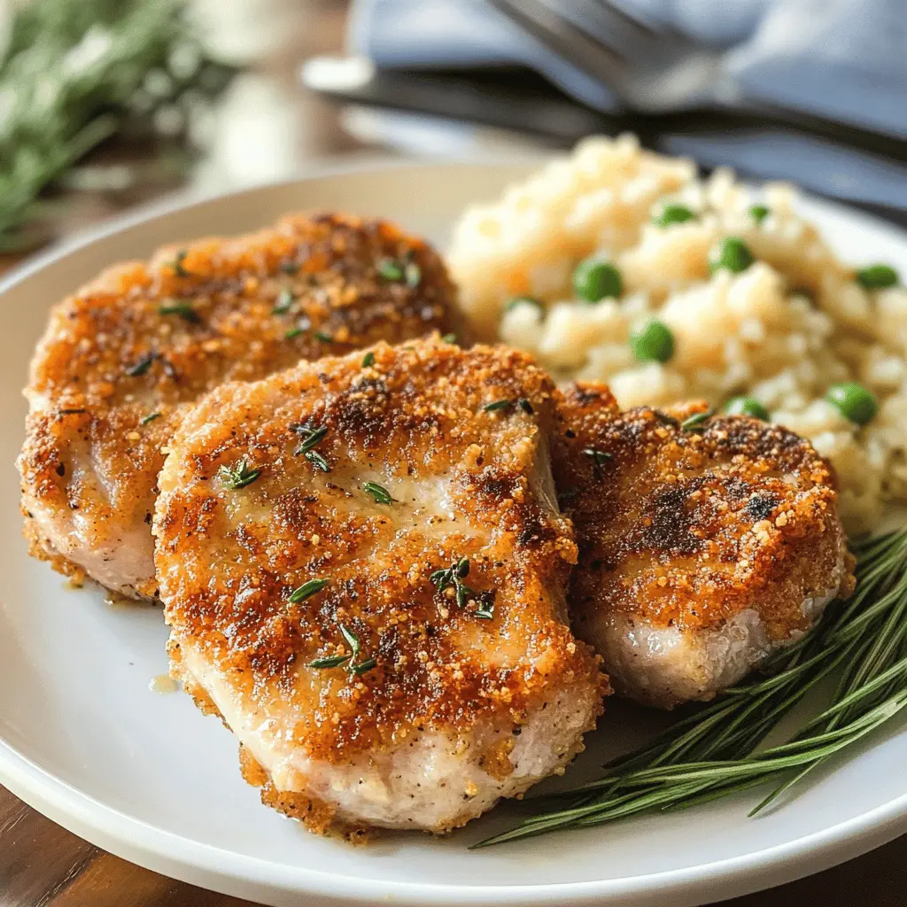 Juicy pork chops coated with a crispy Parmesan crust make for an unforgettable dinner. This recipe features tender meat seasoned to perfection and packed with flavor. Ideal for weeknight meals or special occasions, these Blackstone Parmesan Crusted Pork Chops will impress everyone at the table. Save this delicious recipe for your next family feast!