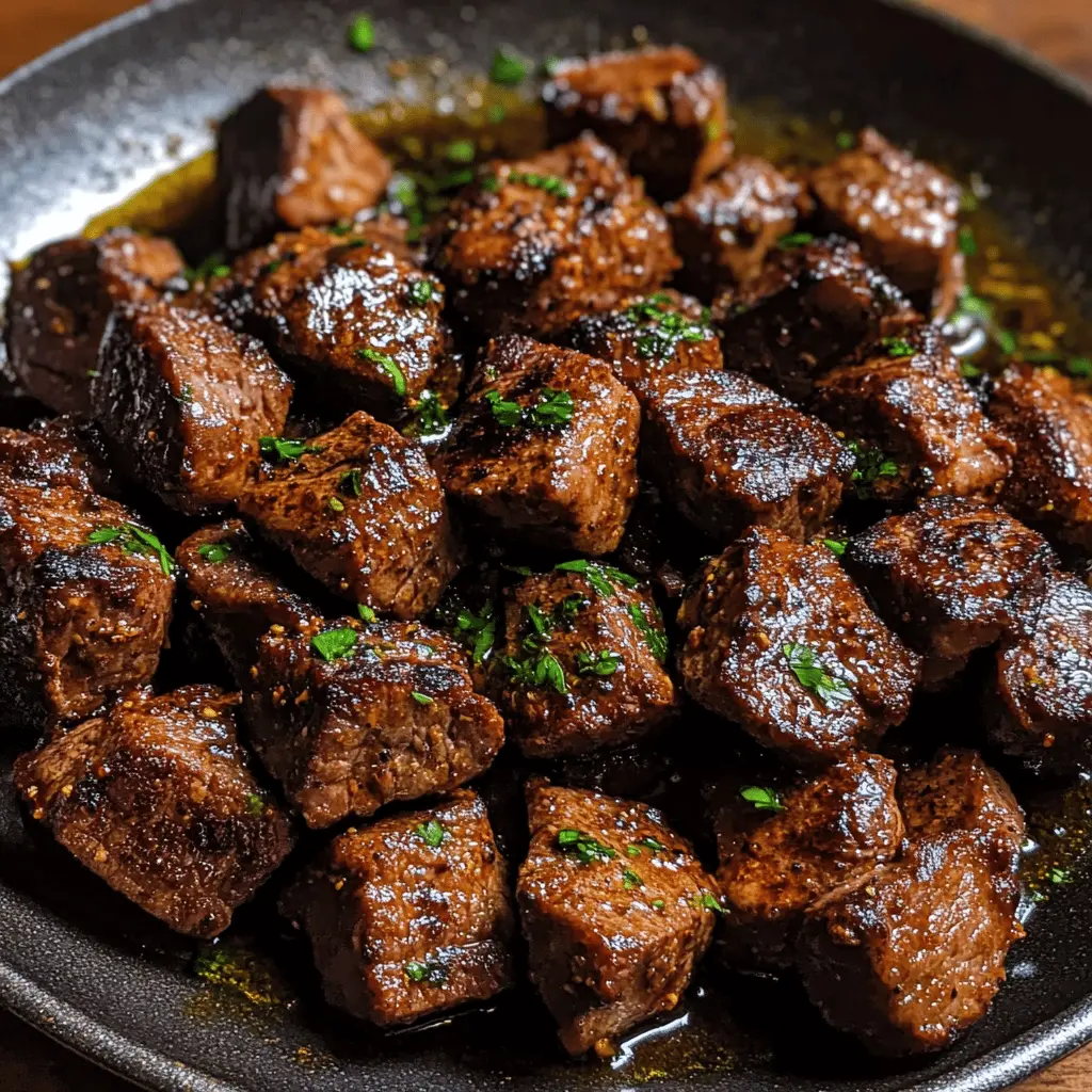 Treat yourself to these Cajun Garlic Butter Steak Bites, packed with bold flavors and juicy tenderness! With perfectly seared pieces of steak tossed in a rich garlic butter sauce, these bites are ideal for weeknight dinners or casual gatherings. Save this recipe to impress your guests or enjoy a delightful meal at home!