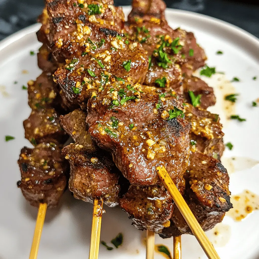 Juicy Cajun Garlic Parmesan Air Fryer Steak Skewers are a perfect blend of bold flavors and tender meat! Perfect for summer barbecues or a quick weeknight dinner, these skewers are marinated in savory spices and topped with rich Parmesan. Save this recipe now for an easy and delicious meal that everyone will love!