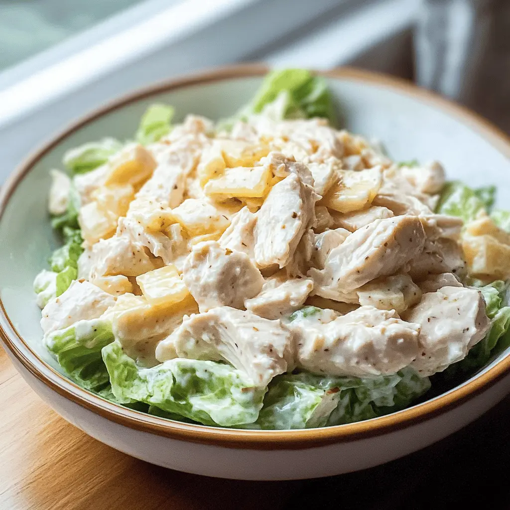 This Classic Carol Chicken Salad is a delightful mix of tender chicken, crunchy celery, and sweet grapes, all tossed in a creamy dressing. Perfect for a light lunch or picnic, it's both satisfying and refreshing! Save this easy recipe for your next gathering or a weeknight meal that's sure to please everyone. Enjoy a taste of comfort with every bite!