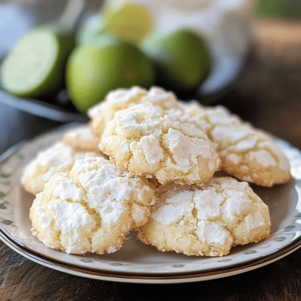 These Coconut Key Lime Crinkle Cookies are a delightful twist on a classic favorite! With zesty lime and hints of tropical coconut, each bite brings a burst of sunshine. Perfect for parties, family gatherings, or a sweet treat any time. Save this recipe for a fun baking adventure that’s sure to impress! 🍪✨