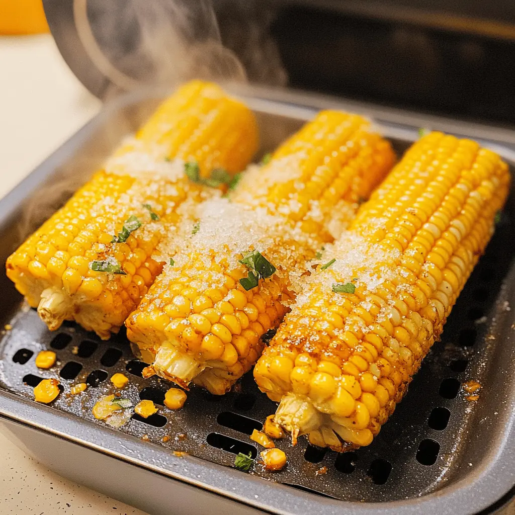 Say goodbye to soggy boiled corn! This easy air fryer recipe gives you perfectly roasted corn on the cob in a fraction of the time. With sweet, juicy kernels and a hint of char, it’s the ideal side dish for summer barbecues or cozy family dinners. Save this pin for a delightful corn treat that everyone will love!