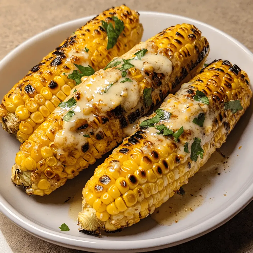 Brighten up your summer BBQ with this Garlic Butter Grilled Corn on the Cob! This dish features sweet corn slathered in a rich garlic butter, bringing a delightful twist to your favorite side. Perfect for outdoor gatherings or family dinners, this easy recipe will have everyone coming back for more. Save this pin for a delicious addition to your next meal!