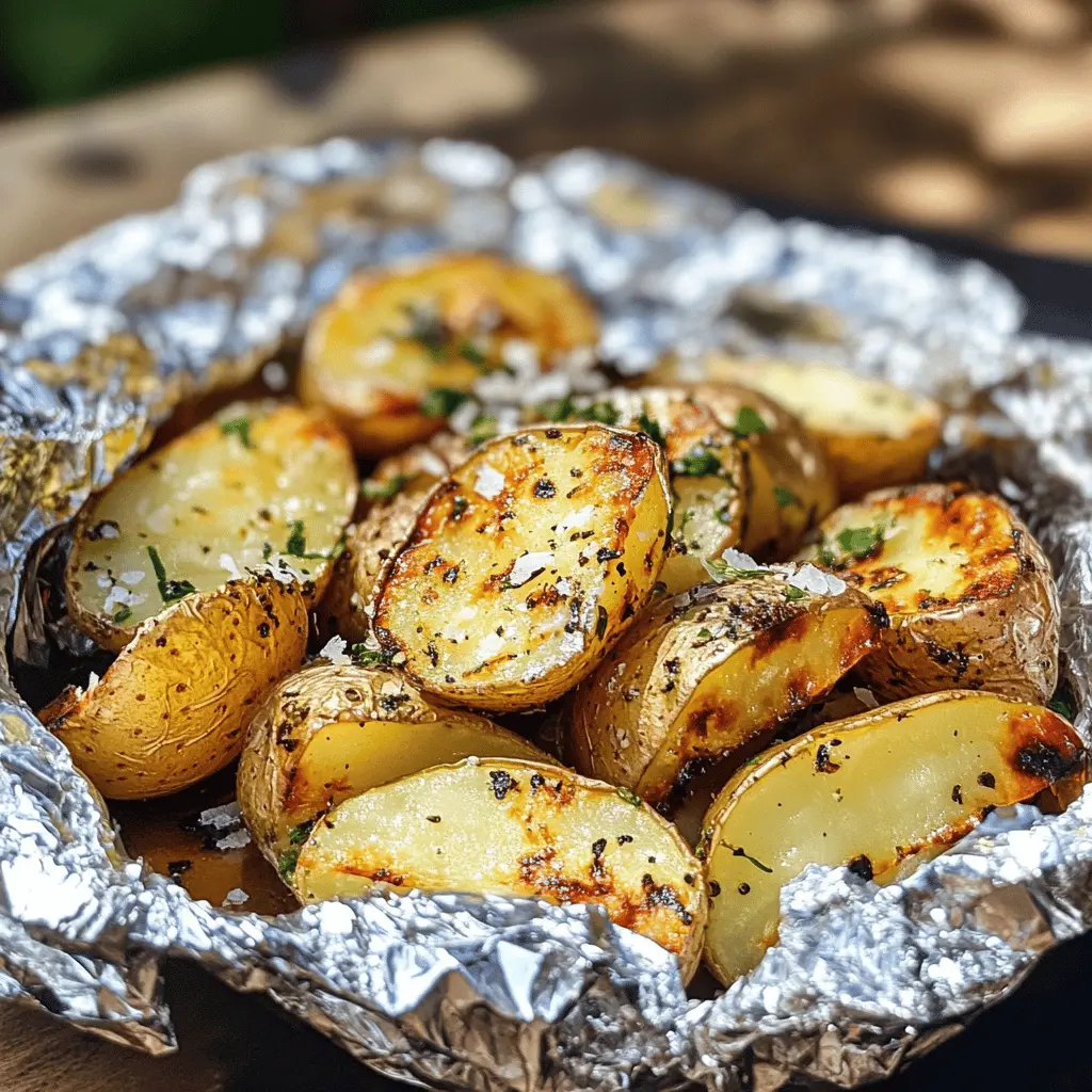 Say goodbye to boring sides with these Garlic Herb Grilled Potatoes in Foil! Simple to make and bursting with flavor, this recipe combines tender potatoes with zesty garlic and a blend of fresh herbs. Perfect for backyard barbecues or cozy family dinners. Save this pin for an effortless side dish that will impress your guests!