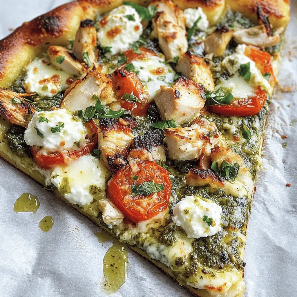 Take your pizza night to the next level with this Grilled Pesto Pizza featuring juicy chicken, creamy mozzarella, and ricotta! Perfectly charred on the grill, this dish is bursting with fresh flavors and a delightful crunch. Save this recipe for your next gathering or cozy night in—it’s sure to impress everyone!