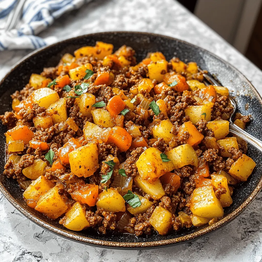 Cozy up with this Ground Beef and Potatoes recipe that's perfect for any weeknight dinner! Packed with tender beef, hearty potatoes, and simple spices, it's a meal the whole family will love. Easy to make and even easier to enjoy, save this recipe for when you want a comforting and satisfying dish. Great for family gatherings or casual dinners!