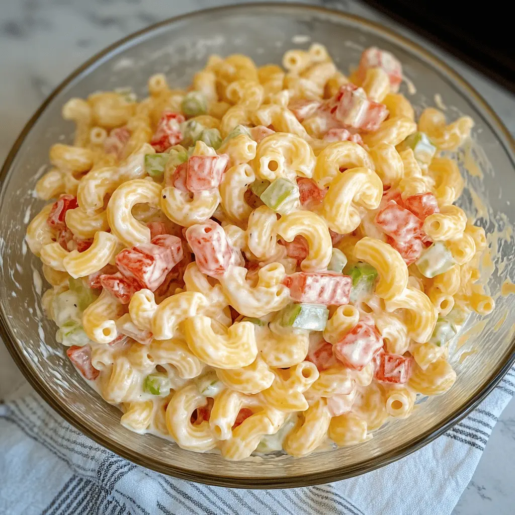 Get ready to enjoy a creamy and zesty twist on classic Macaroni Salad! Guy Fieri’s recipe features crunchy veggies, flavorful seasonings, and a rich dressing that ties it all together. Perfect for picnics, potlucks, or as a side dish to any meal. Save this delicious recipe now for your next gathering!