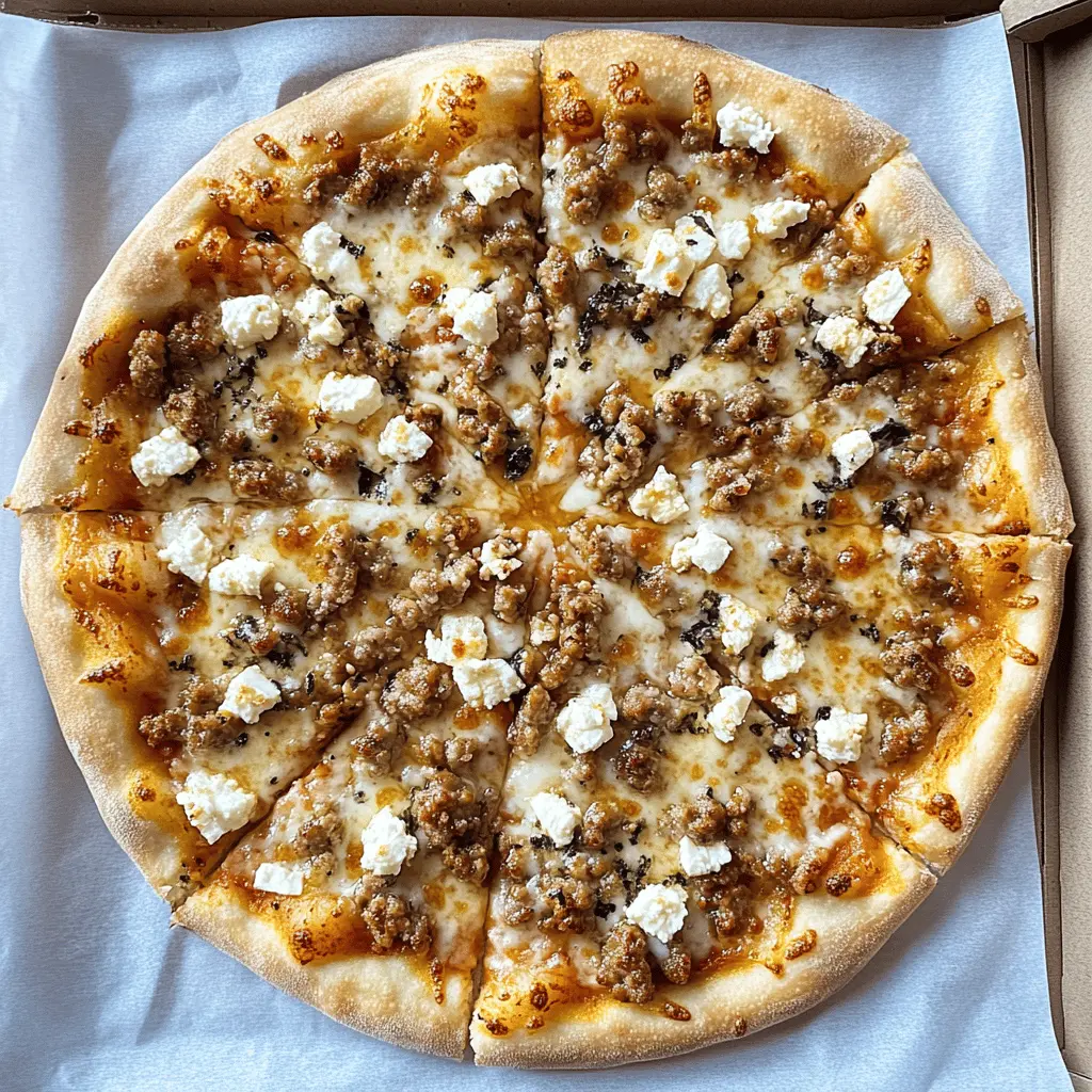 Love bold flavors? This Hot Sausage Feta Honey Pizza balances spicy sausage with creamy feta and a drizzle of sweet honey. Perfect for pizza night or game day gatherings! Save this mouthwatering recipe to bring some excitement to your dinner table or impress your guests at your next get-together. 🍕✨