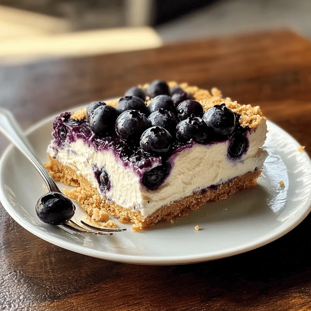 Cool and creamy, this No-Bake Blueberry Yum Yum is the perfect dessert for any occasion! Layers of fluffy cream cheese, fresh blueberries, and a buttery graham cracker crust come together for a delightful treat. Save this recipe to impress your friends and family at your next gathering or simply enjoy it at home. You won’t want to miss this delicious summer favorite!