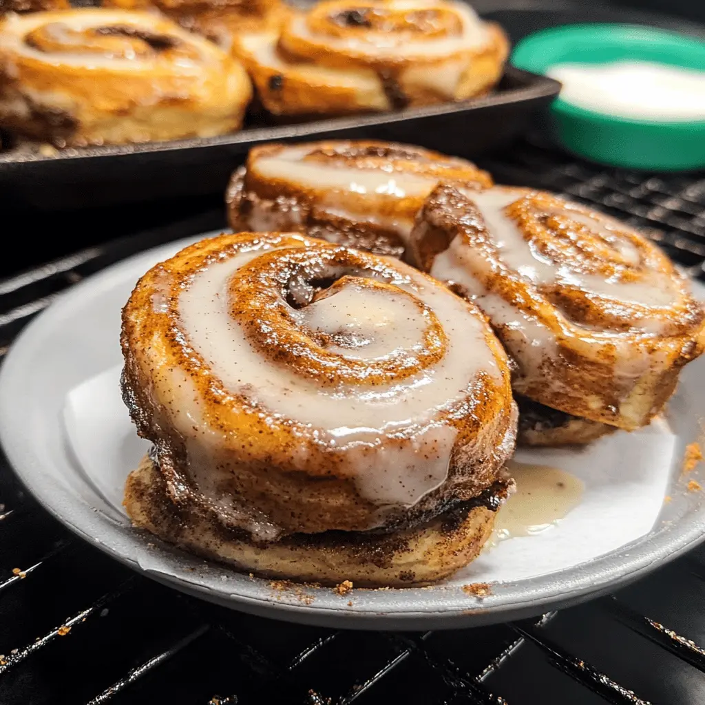 These Smashed Blackstone Cinnamon Rolls bring a delightful twist to a classic favorite! With their fluffy texture and rich cinnamon flavor, they are perfect for breakfast or brunch gatherings. Easy to make and bake on your Blackstone griddle, they're a real crowd-pleaser! Save this recipe for your next special occasion or weekend treat.