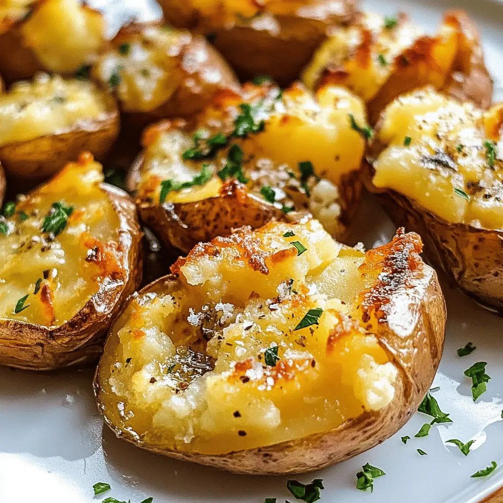 Crispy on the outside and fluffy on the inside, these smashed potatoes are an easy side dish that everyone will love! Made with fresh herbs and a drizzle of olive oil, they pack a flavor punch. Perfect for family dinners or gatherings, don’t forget to save this recipe for a delicious and fun twist on classic potatoes!