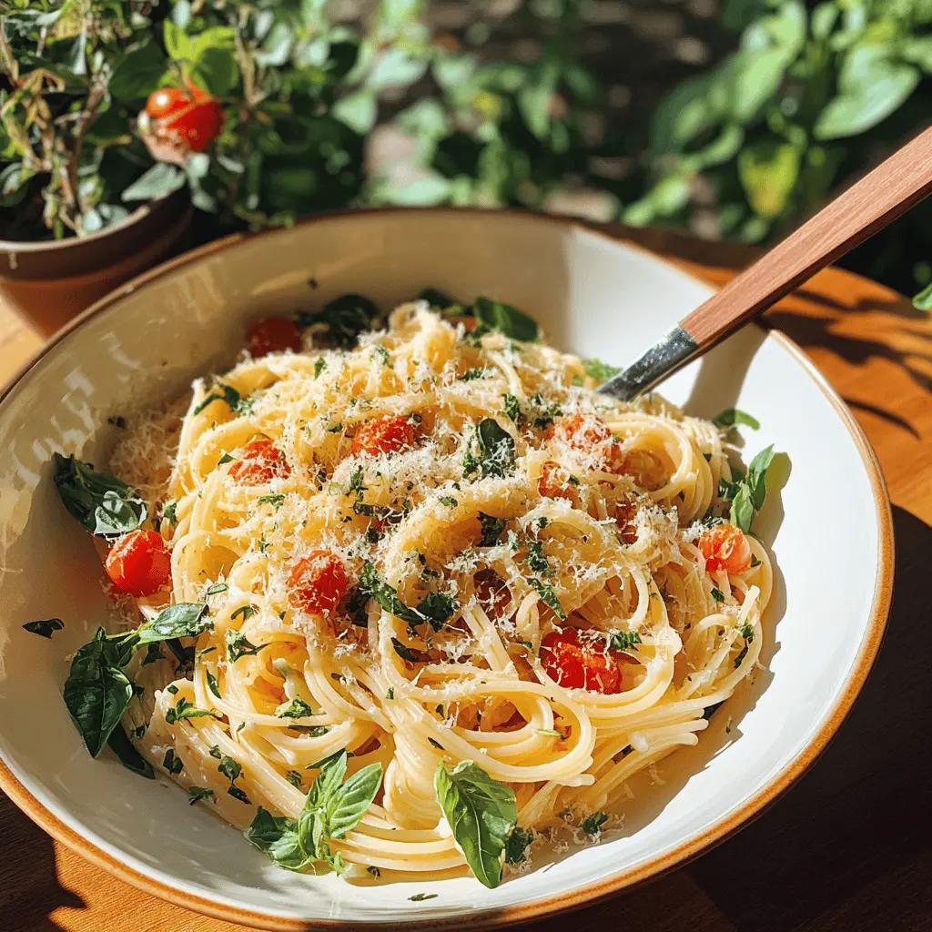 Brighten your dinner table with this fresh Summer Garden Pasta! Packed with vibrant veggies like zucchini, cherry tomatoes, and basil, this dish is perfect for warm evenings. Tossed in a light olive oil and garlic sauce, it's a quick and healthy meal option. Save this recipe for your next get-together or family dinner!