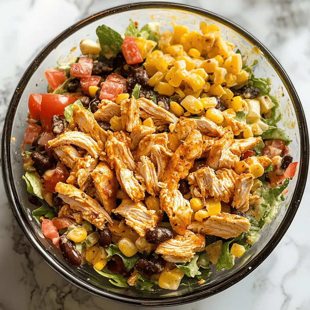 Easy Southwest Chicken Salad Recipe