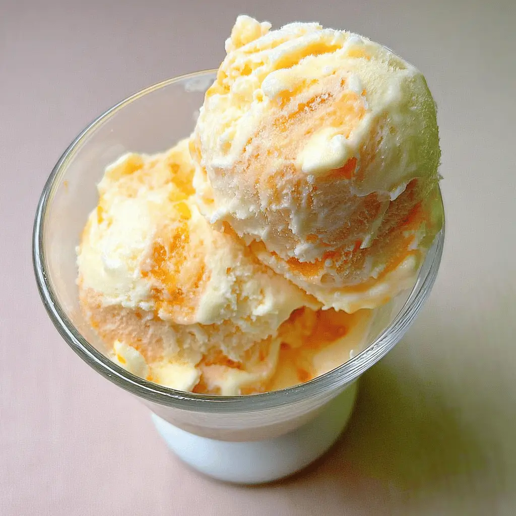 Easy Homemade Fresh Georgia Peach Ice Cream