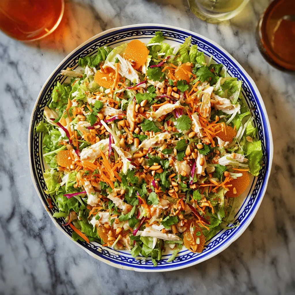 Easy Chinese Chicken Salad Recipe with Crunchy Veggies