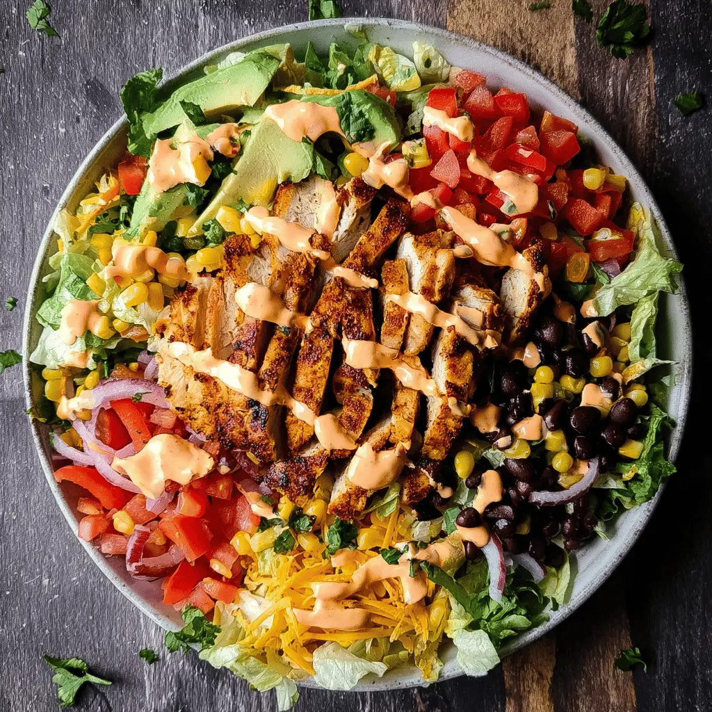 Easy Spicy Southwest Chicken Salad Recipe