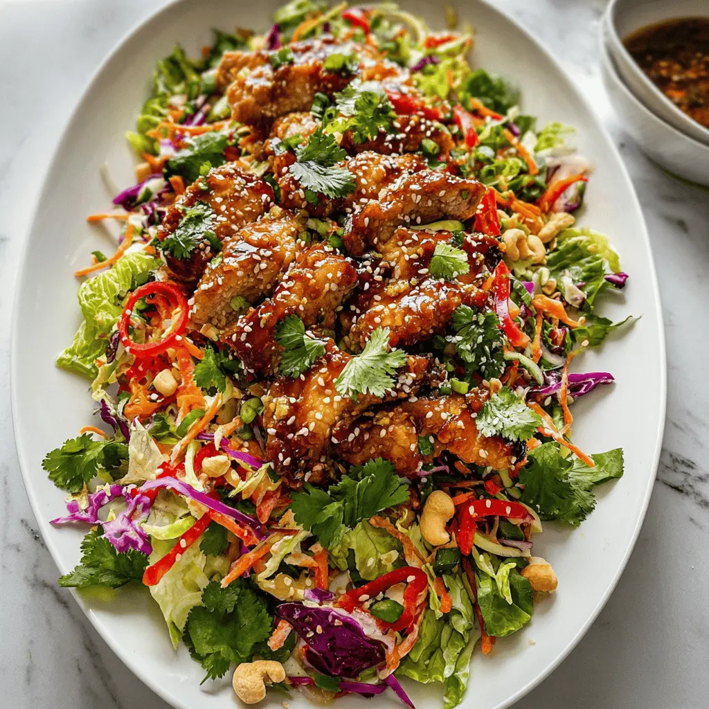 Easy Sesame Chicken Salad Recipe
