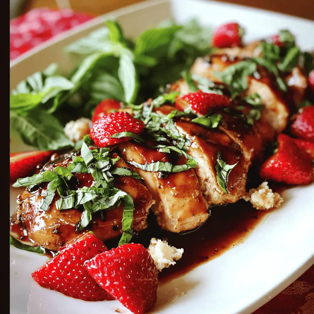 Easy Strawberry Basil Chicken Recipe