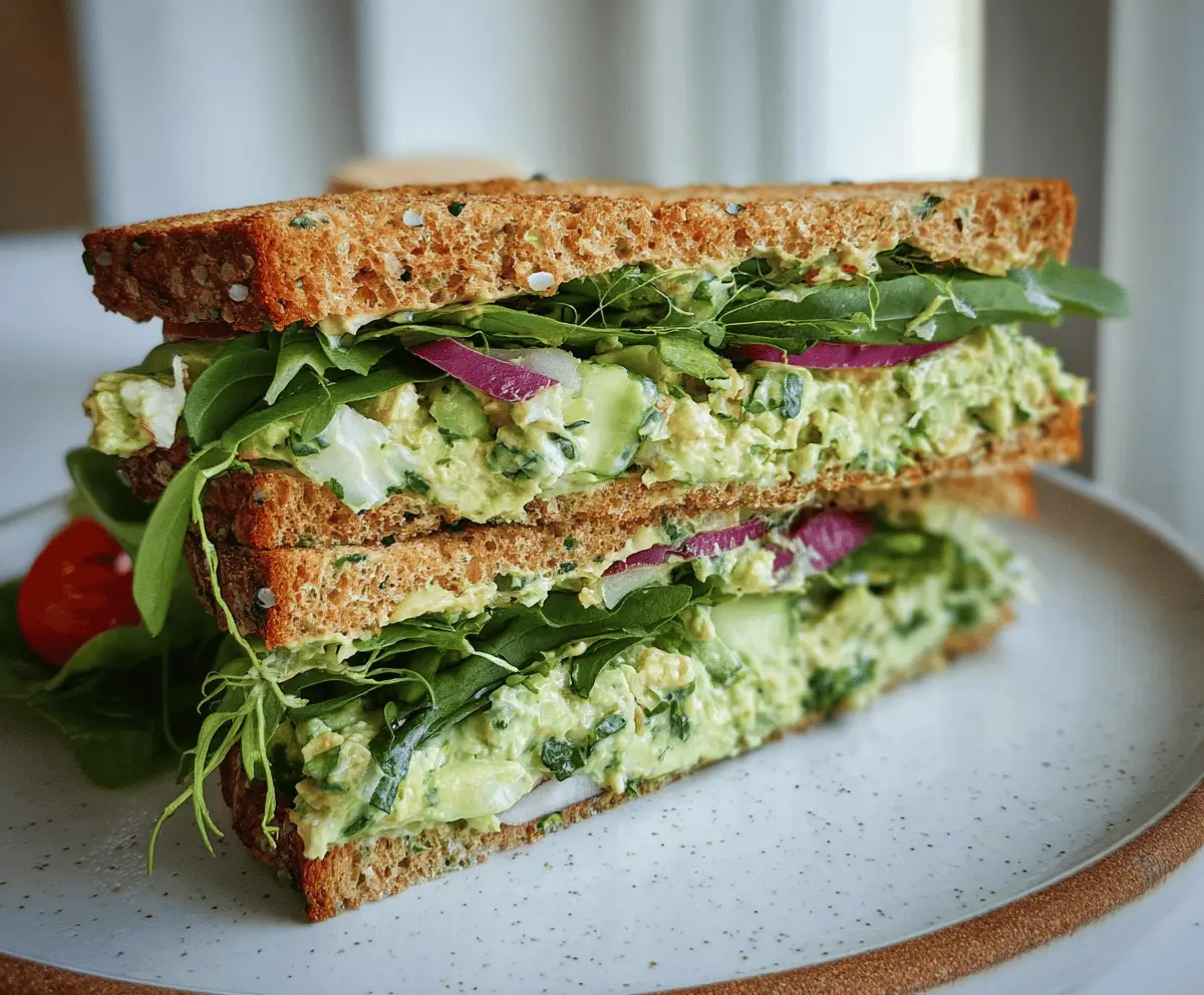 Easy Green Goddess Salad Sandwich Recipe