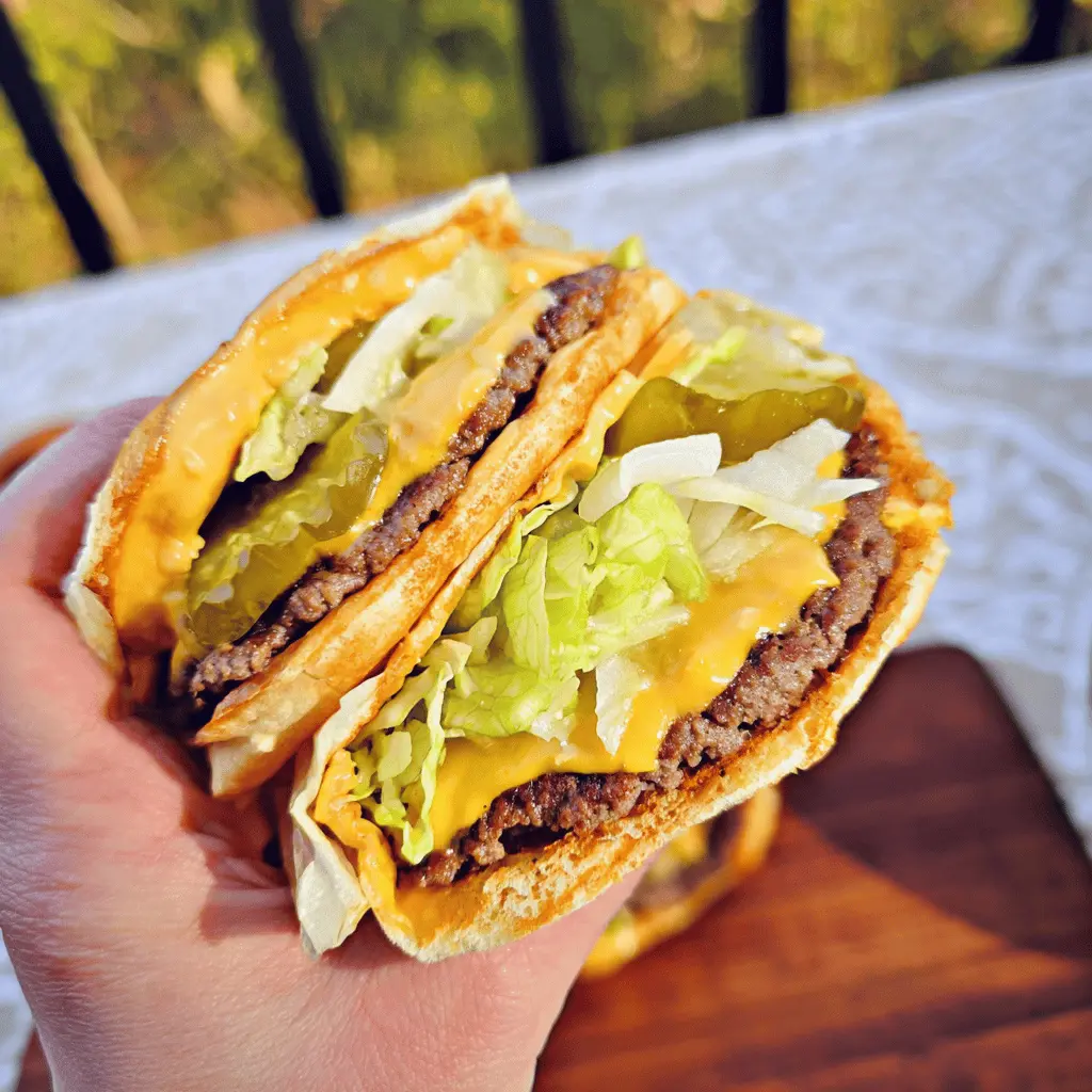 Easy Keto Big Mac Smash Burgers Recipe