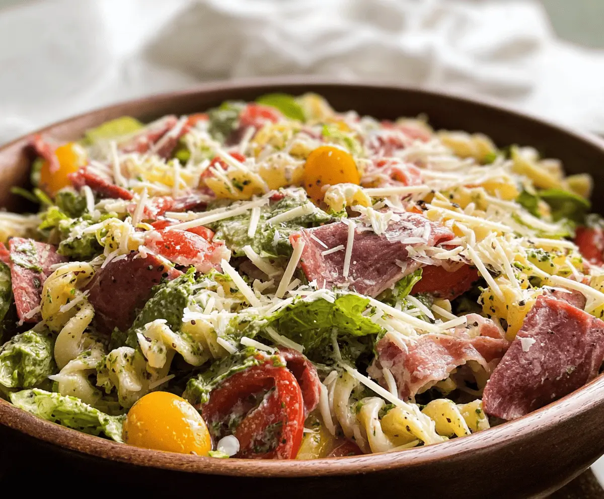 Easy Italian Grinder Salad Recipe