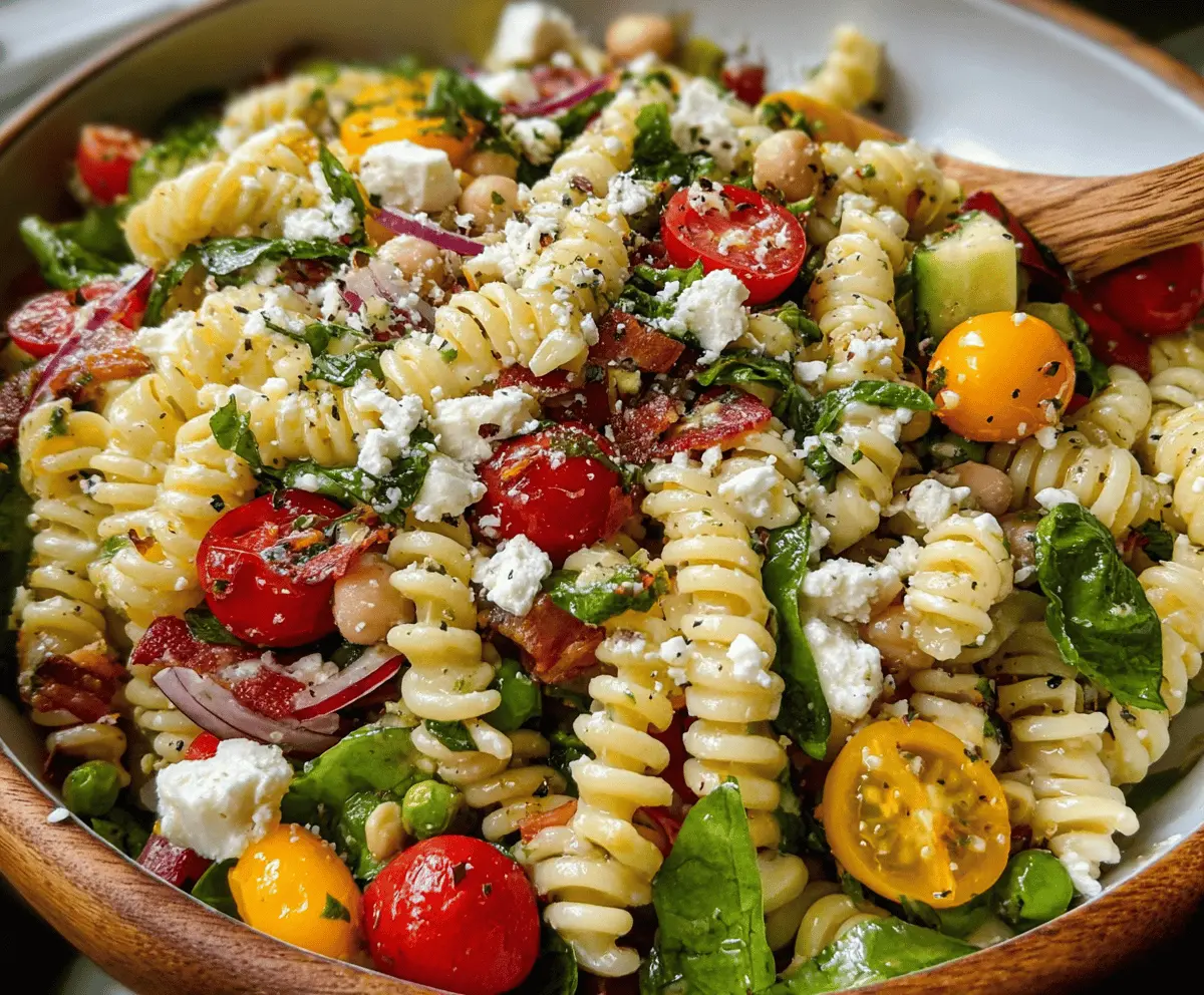 Easy Creamy Pasta Salad Recipe