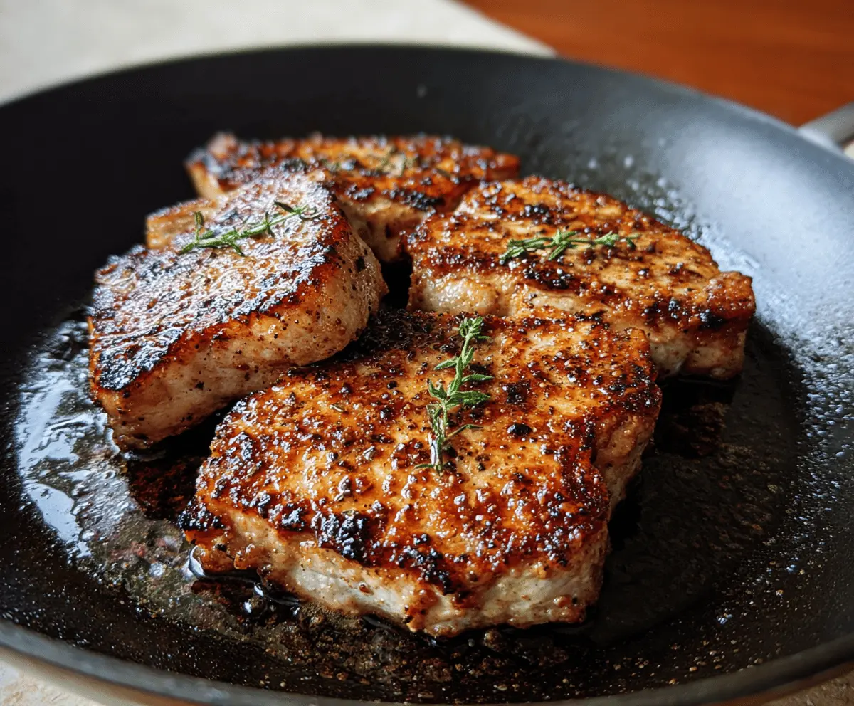 Easy Juicy Boneless Pork Chops Recipe
