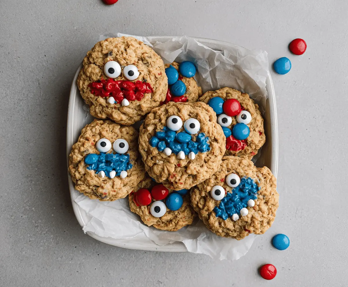 Easy 4th of July Monster Cookies Recipe
