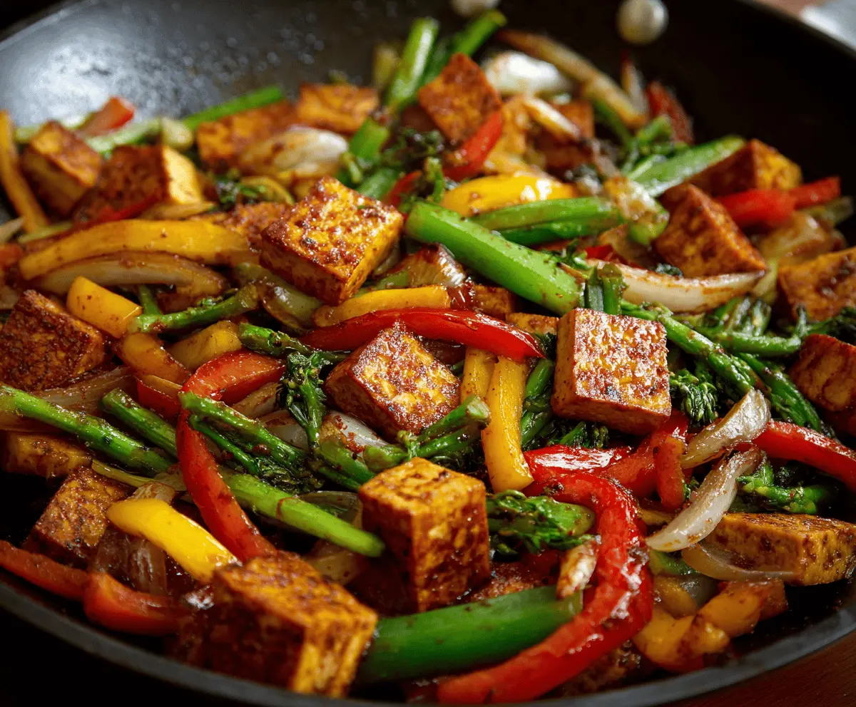 Vegan Stir-Fry with Tofu and Vegetables