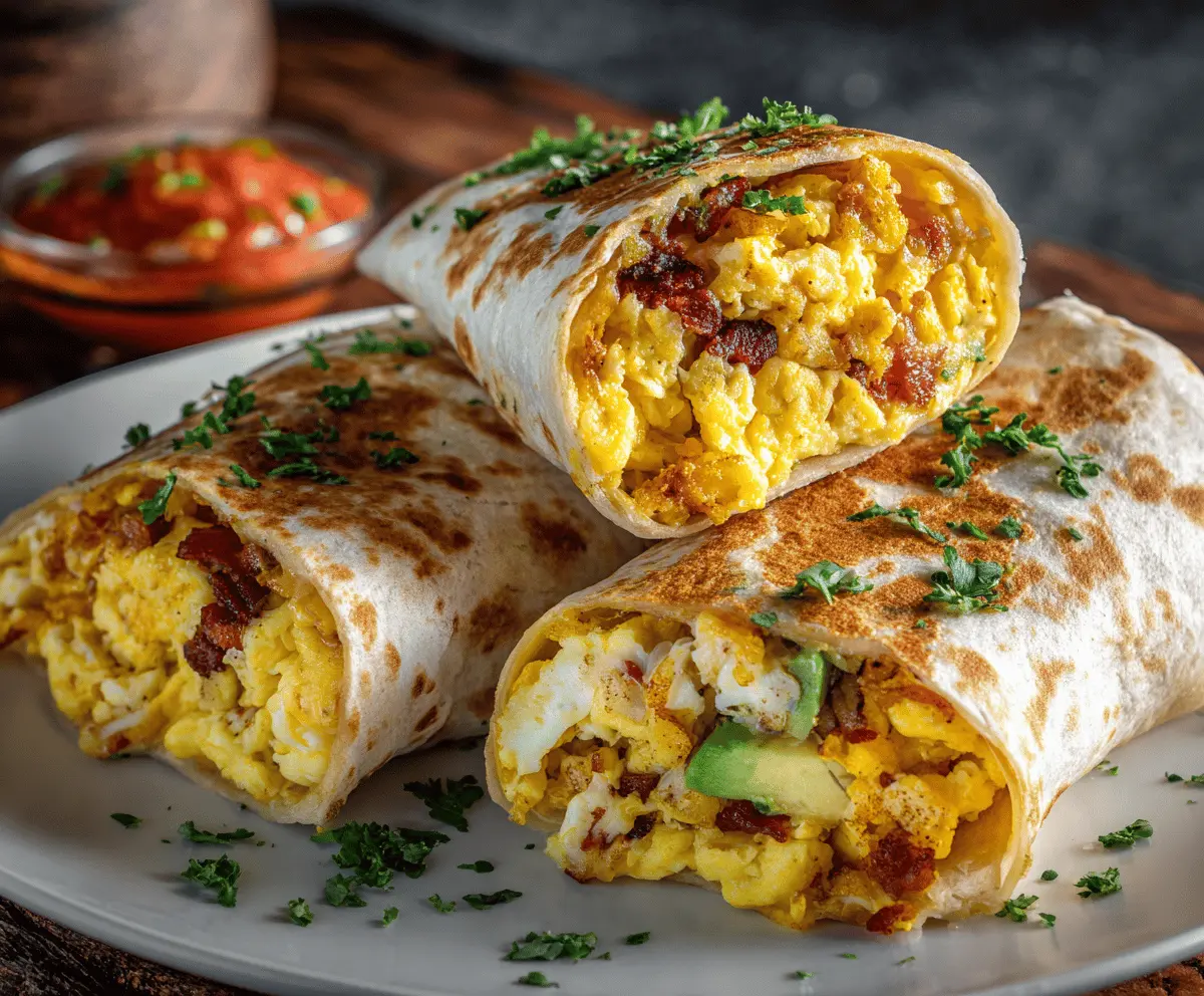 Breakfast Burritos with Eggs