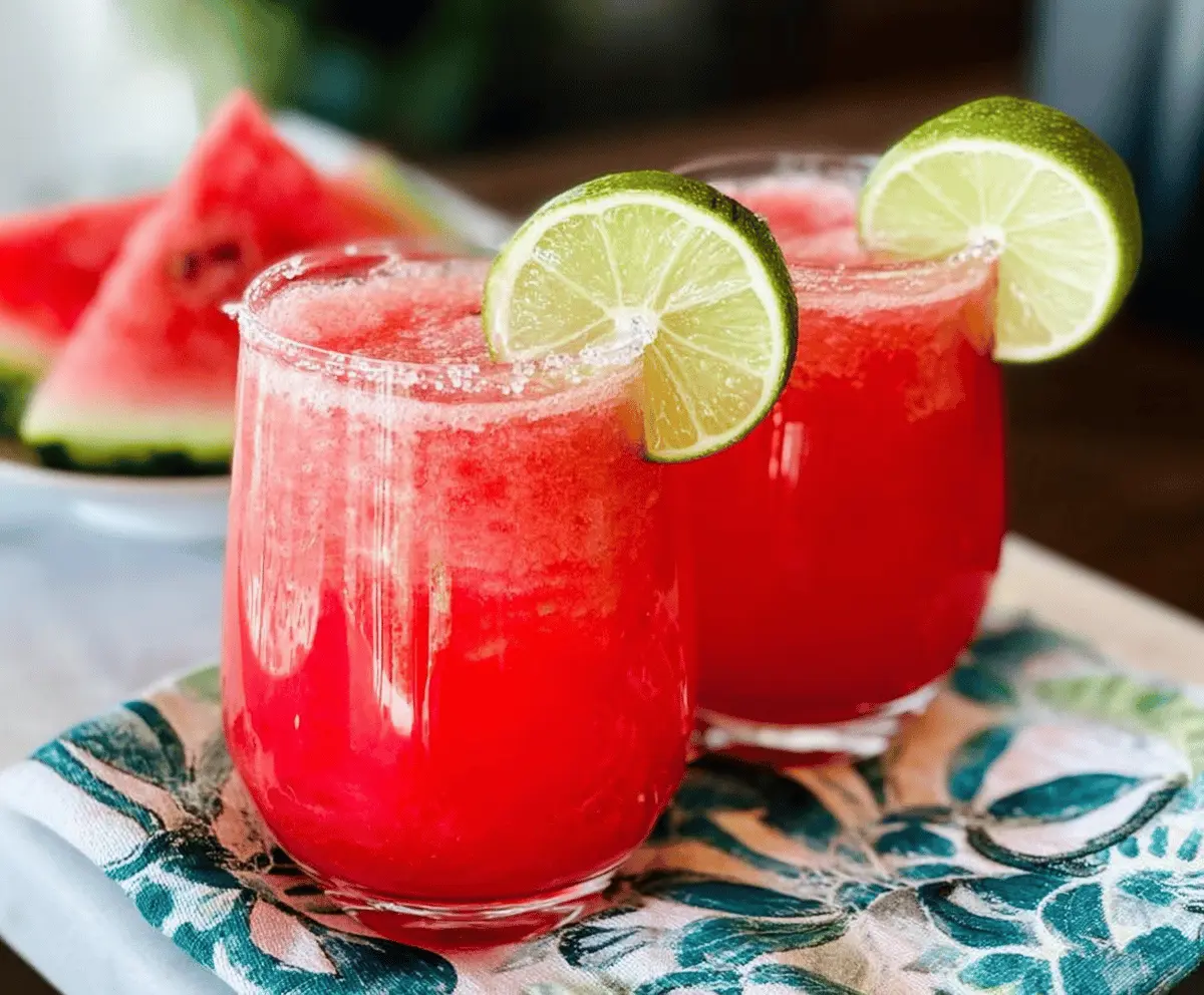 Refreshing Watermelon Agua Fresca Recipe