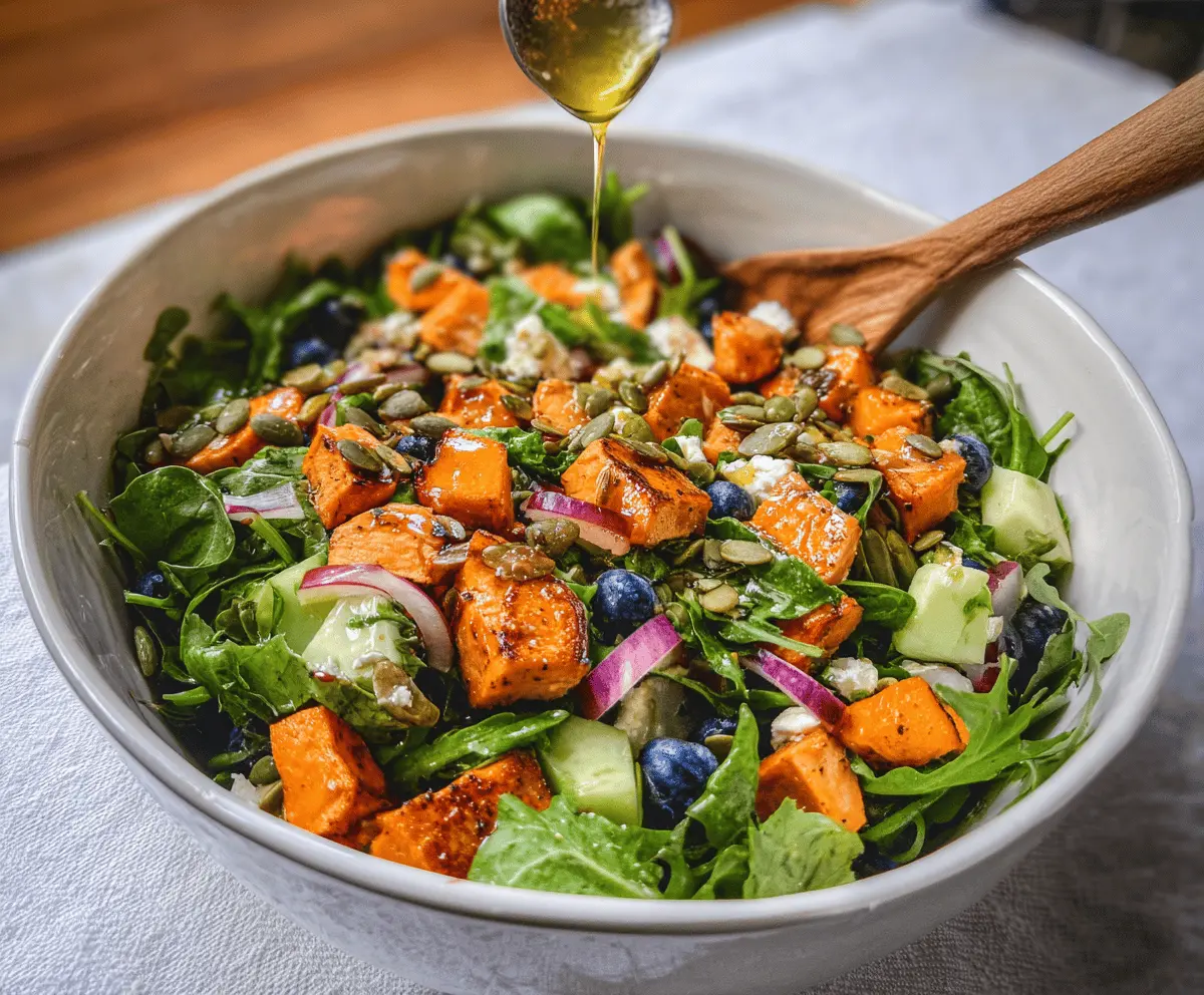 Honey Sweet Potato Summer Salad With Fresh Herbs