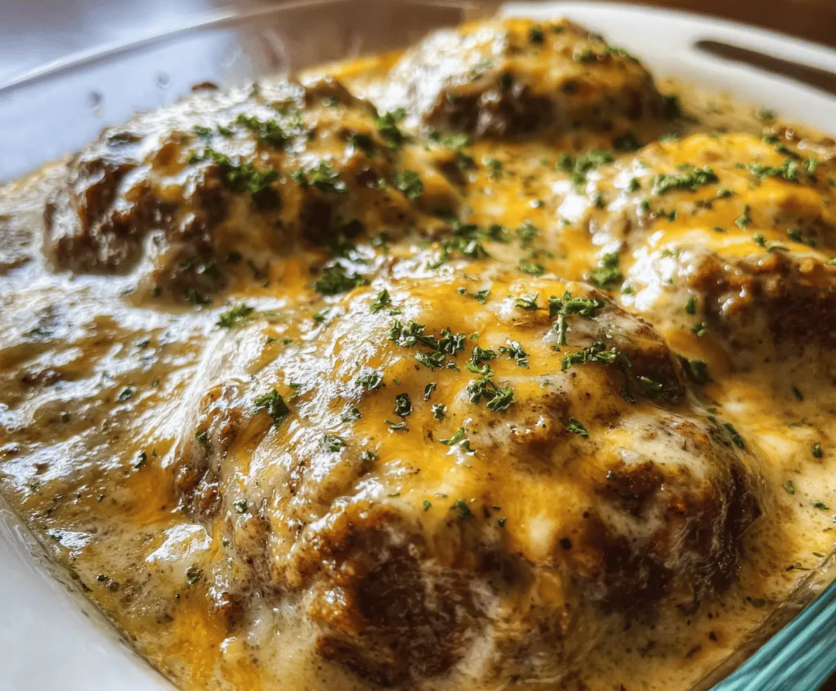 Easy Amish Hamburger Steak Bake Recipe