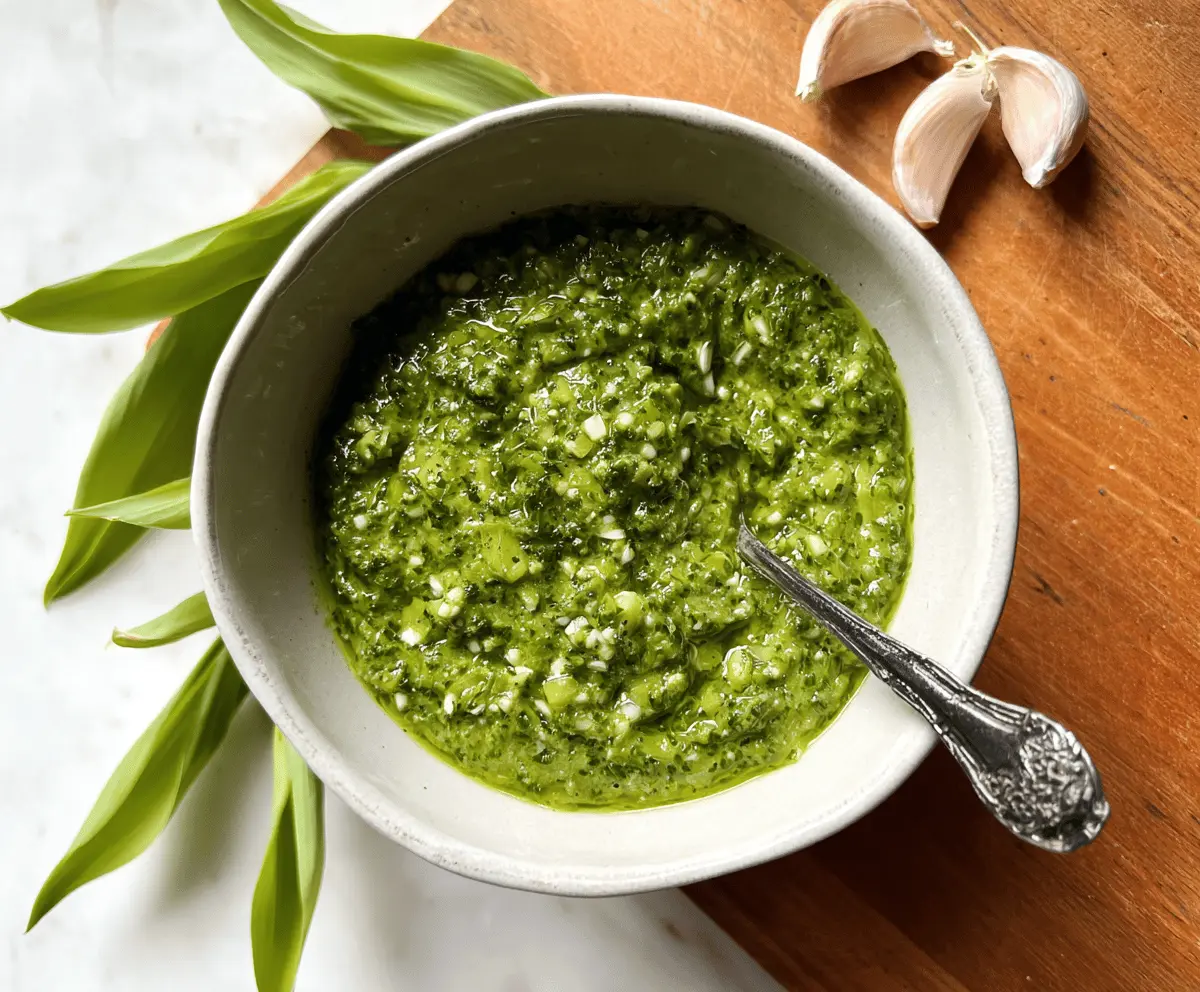 Easy Garlic Scape Pesto Recipe for Beginners