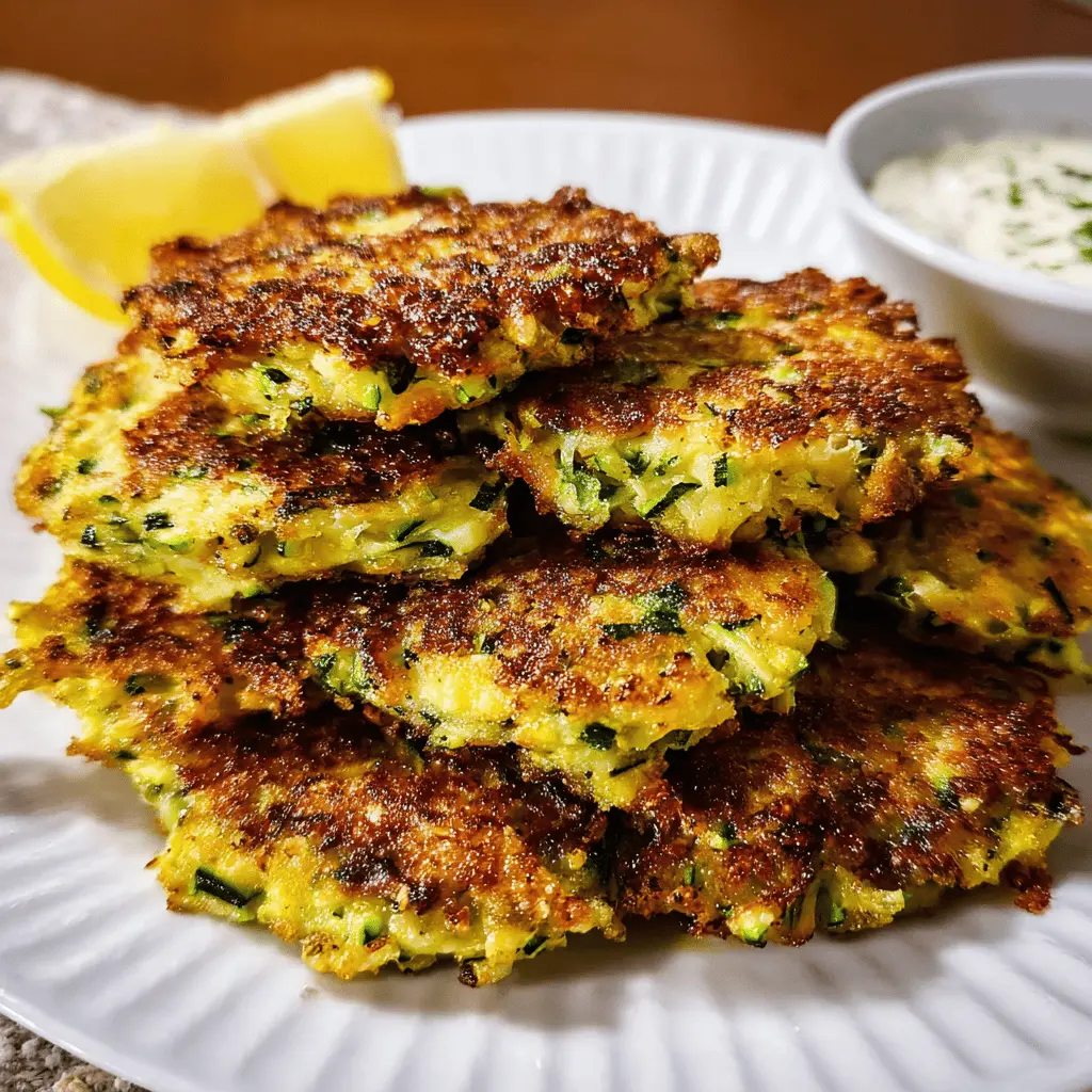 Easy Crispy Zucchini Patties Recipe