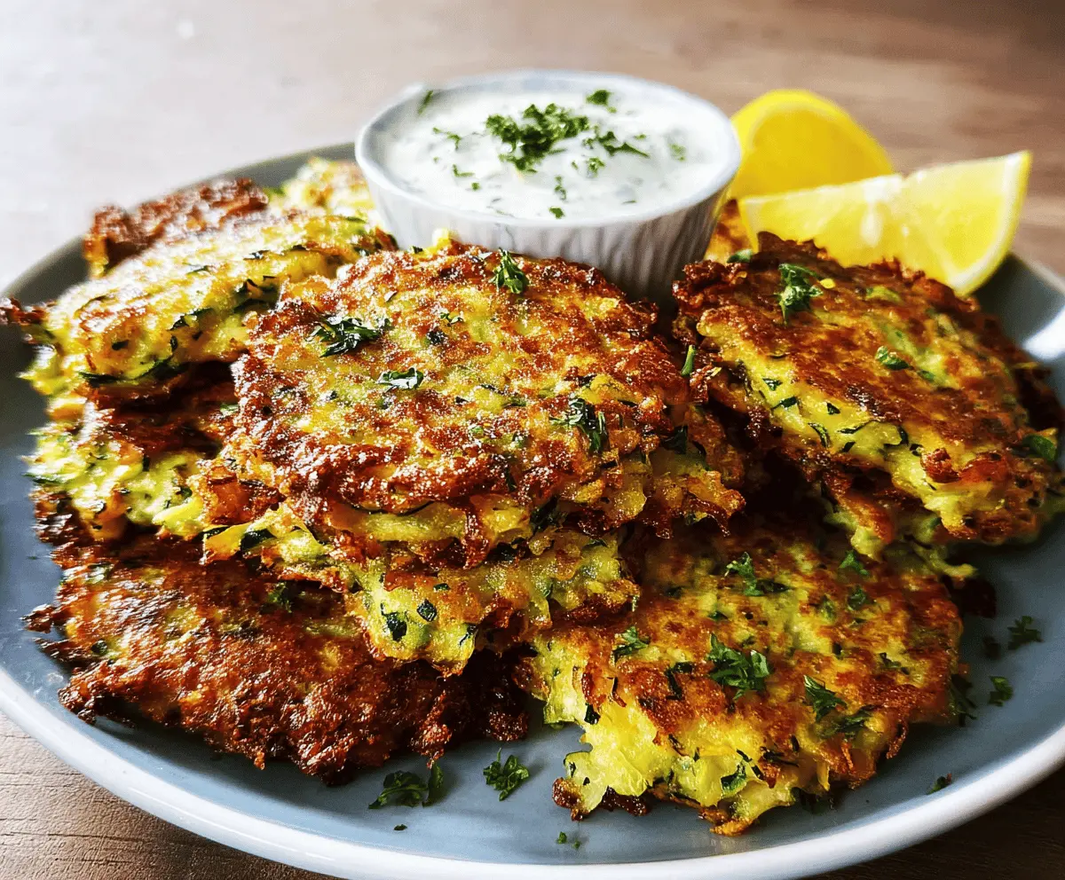 Crispy Zucchini Fritters Made Easy and Delicious