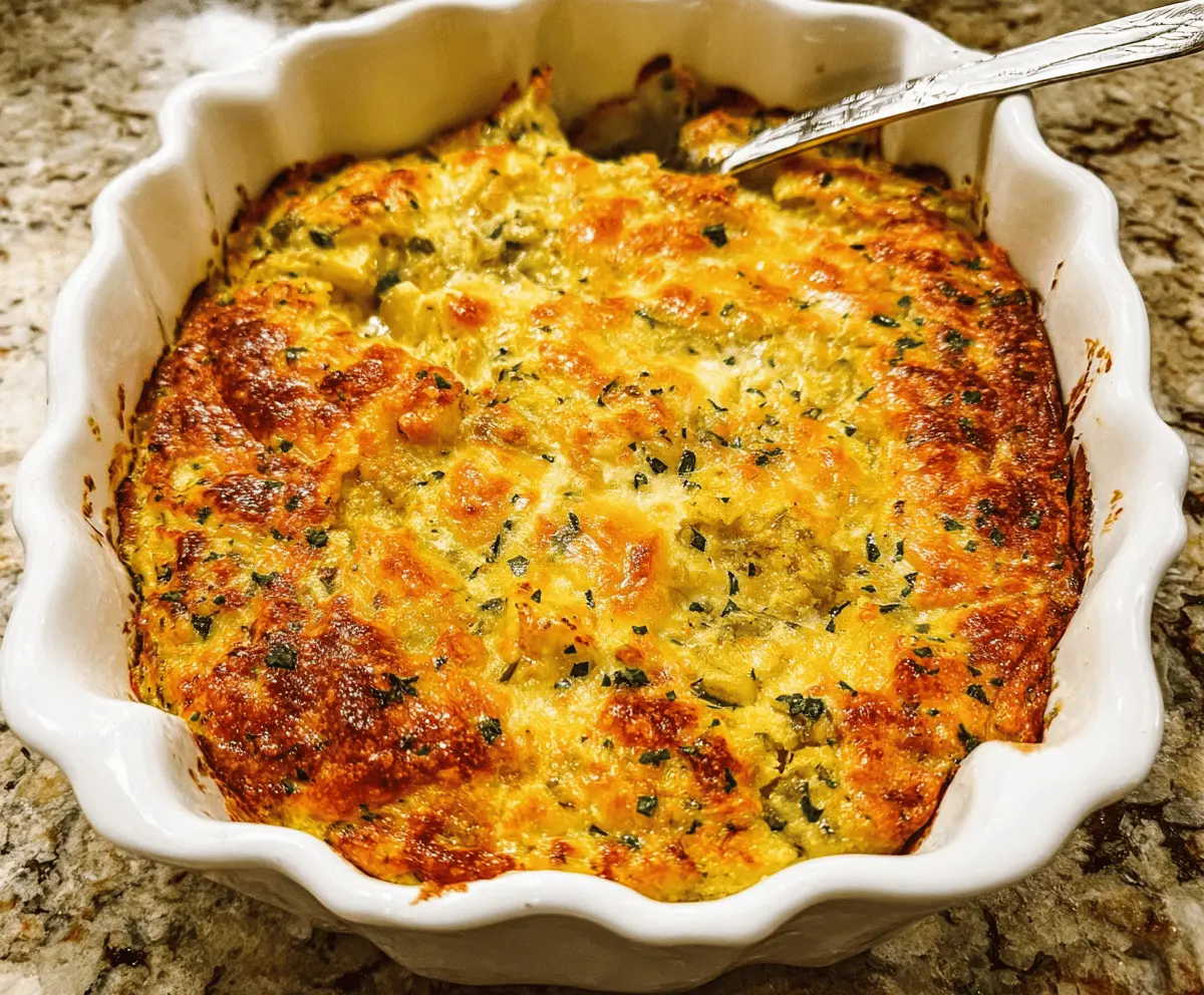 Easy Cheesy Zucchini Squash Casserole Recipe