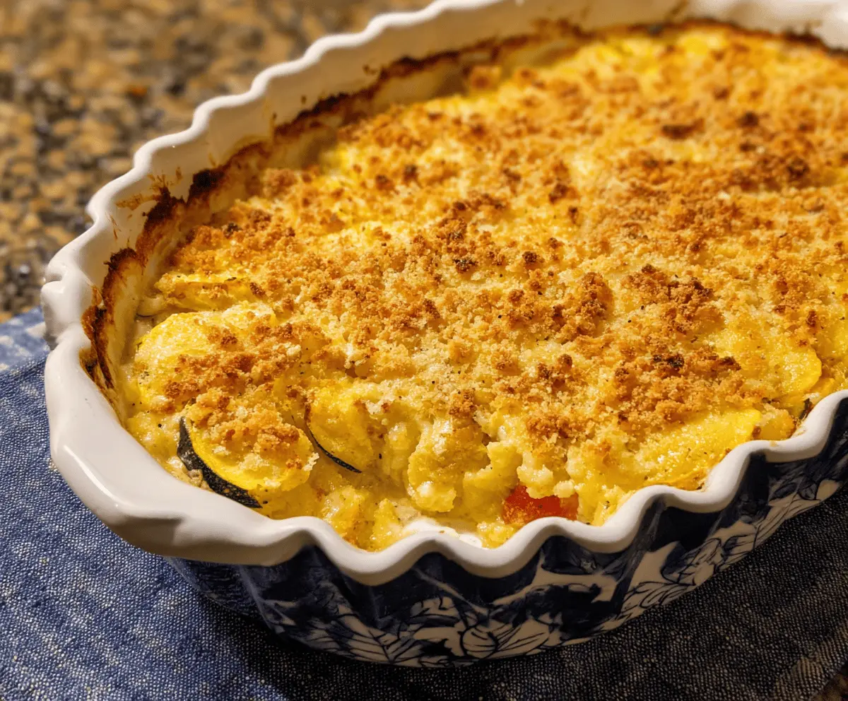 Easy Yellow Squash Casserole Recipe
