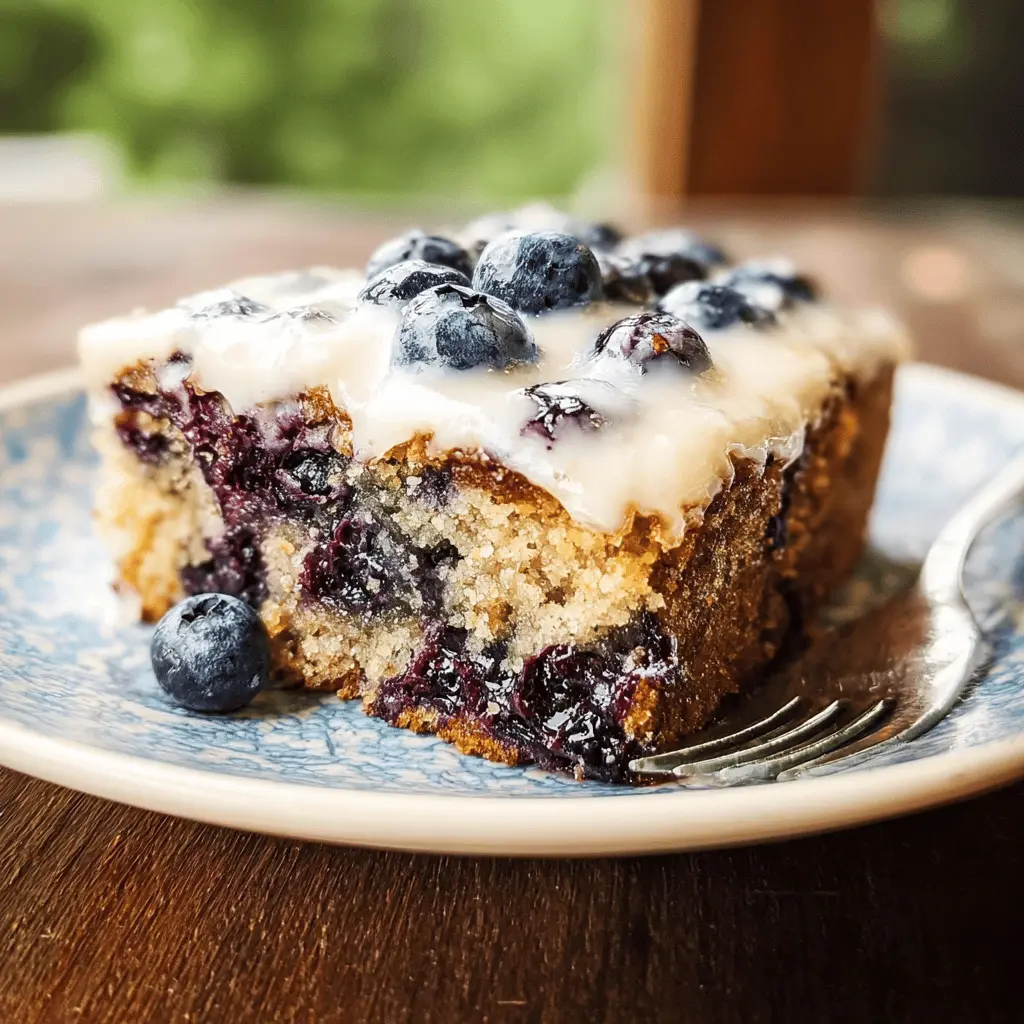 Moist Blueberry Zucchini Cake Recipe