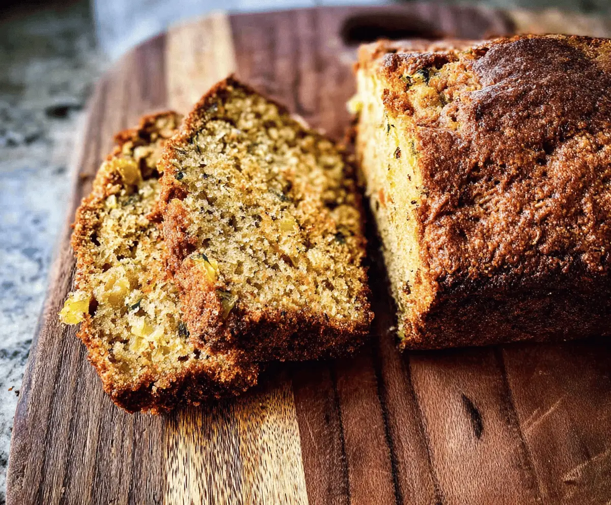 Moist Pineapple Zucchini Bread Recipe