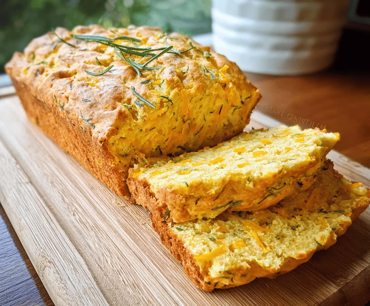 Herb and Cheddar Squash Bread Recipe