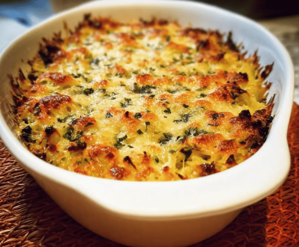 Healthy Spaghetti Squash Au Gratin Recipe