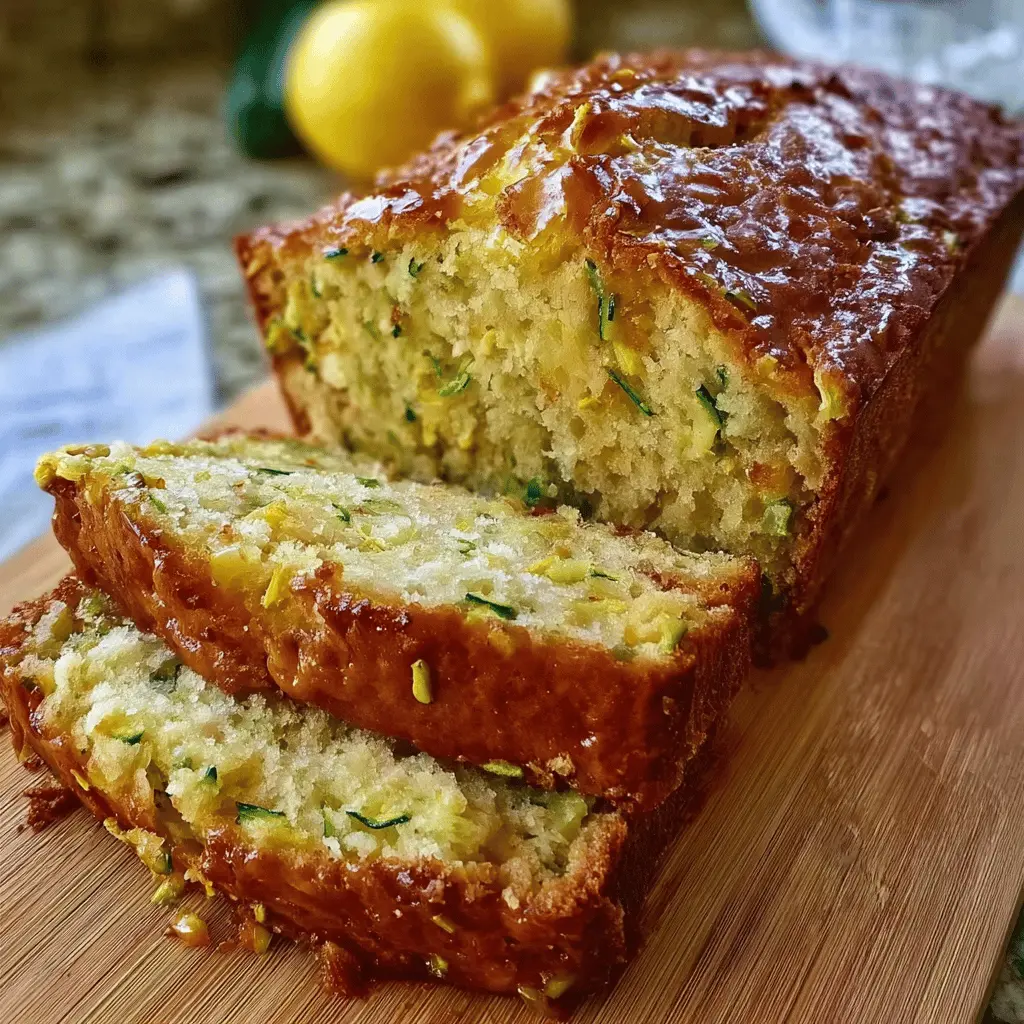 Moist Lemon Zucchini Bread Recipe