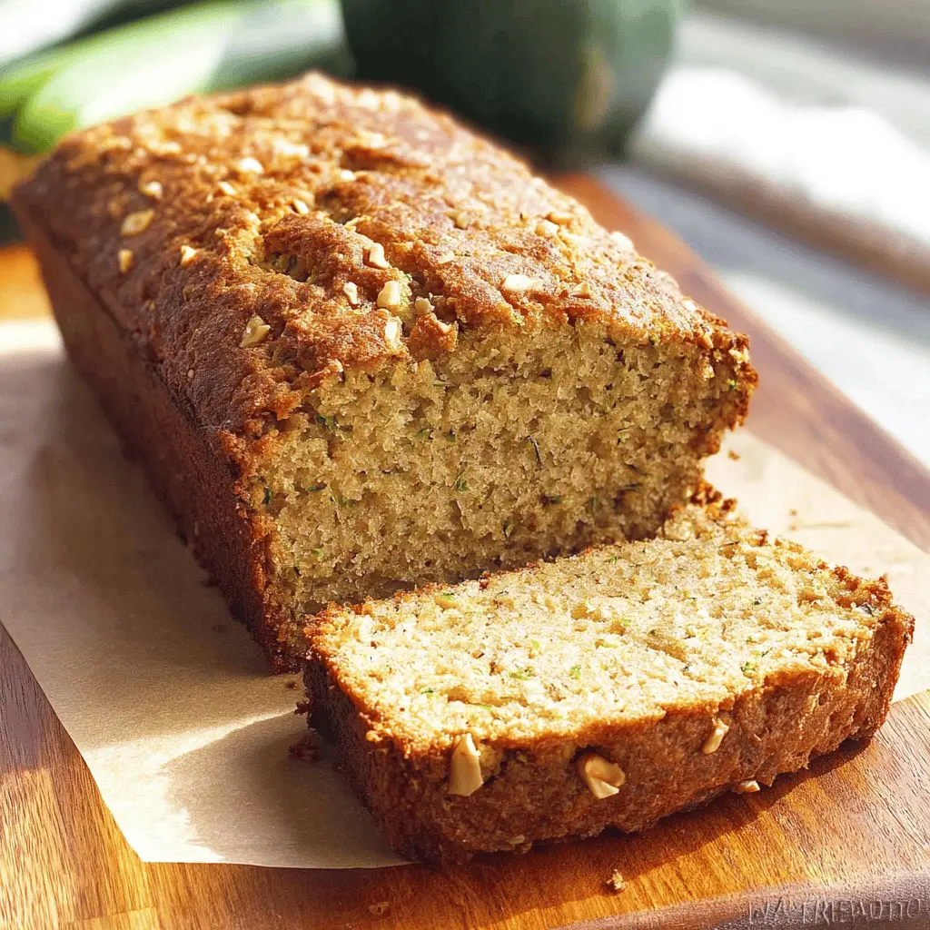 Moist Almond Flour Zucchini Bread Recipe