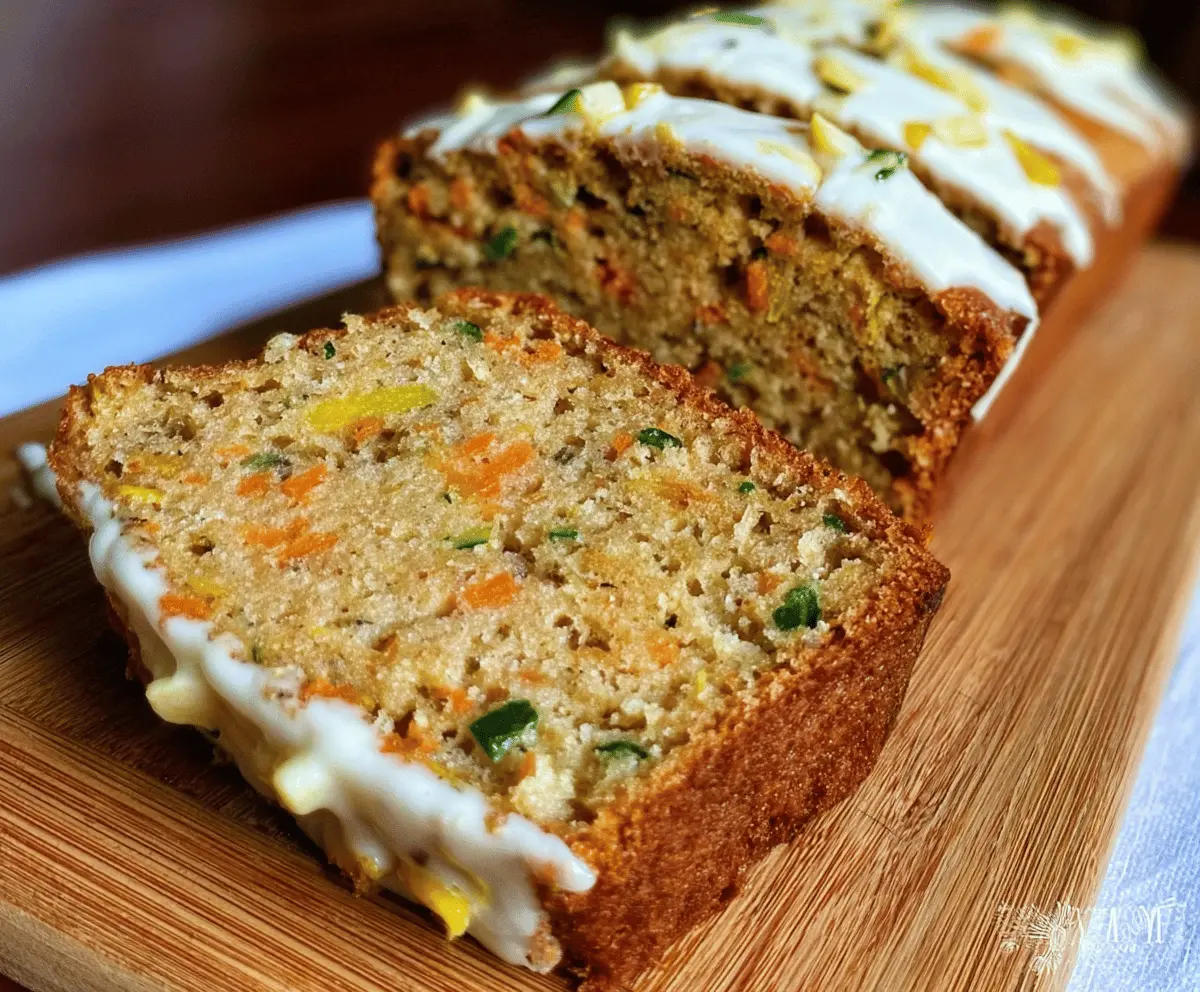 Moist Carrot Apple Zucchini Bread Recipe