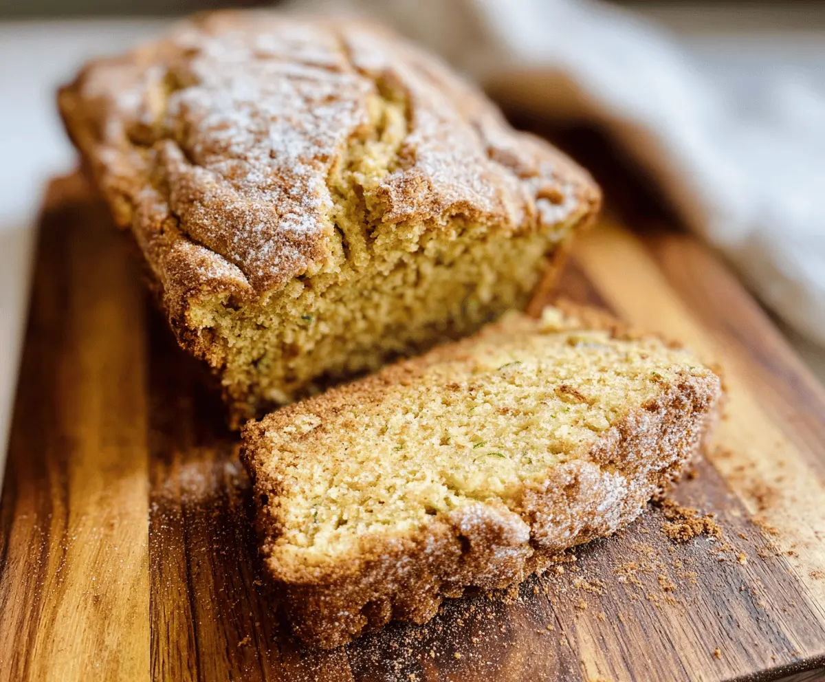Moist Snickerdoodle Zucchini Bread Recipe