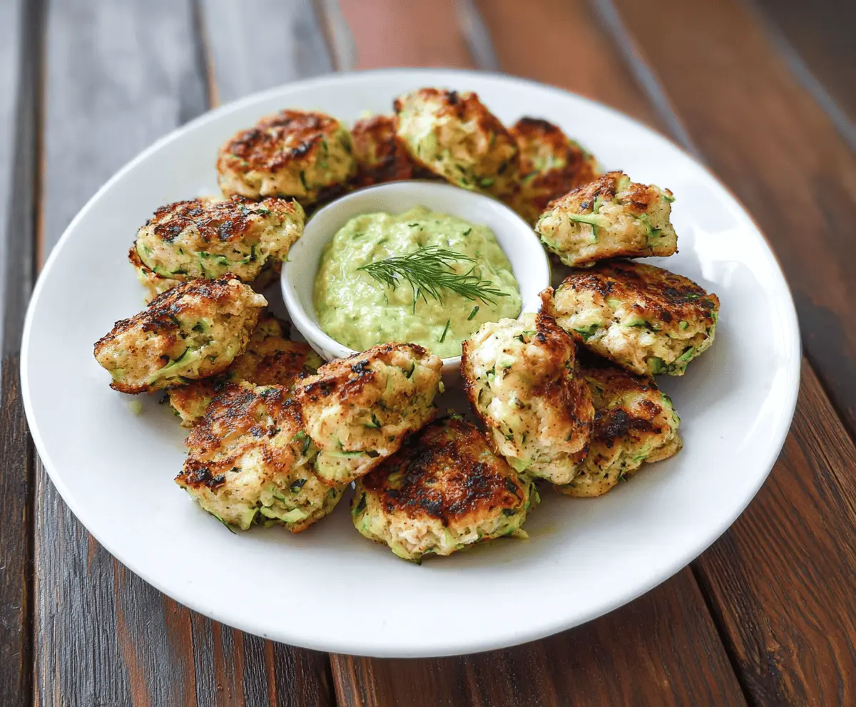 High Protein Chicken Zucchini Poppers Recipe