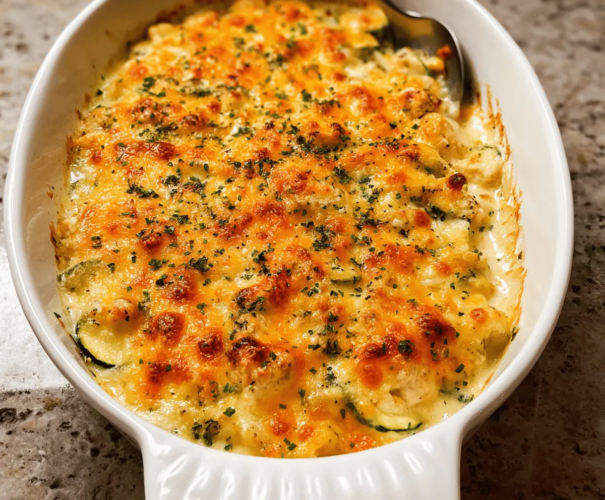 Easy Chicken Zucchini Casserole Recipe